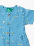 Little Green Radicals Baby Organic Cotton Dawn Button Through Dress, Multi