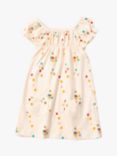 Little Green Radicals Baby Balloon Organic Cotton Frill Dress, Multi