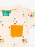 Little Green Radicals Baby Balloons Organic Cotton T-Shirt and Jogger Set, Multi