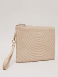 Phase Eight Stitch Detail Clutch Bag, Neutral