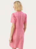Part Two Aminase Linen Short Sleeve Pocket Dress, Morning Glory