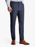 Ted Baker Ara Textured Check Wool Blend Suit Trousers, Navy