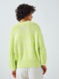 Fabienne Chapot Suzy Pom Pom Cable Knit Jumper, Lovely Lime