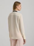 Lauren Ralph Lauren Nerlacey Button Front Long Sleeve Shirt, Natural