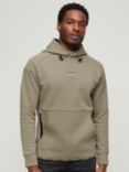 Superdry Tech Logo Loose Fit Hoodie, Seagrass Green