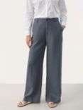 Part Two Ninnes Wide Leg Linen Trousers, Turbulence