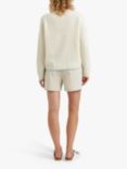 Chinti & Parker Cashmere Blend Summer Stitch Sweater, Cream