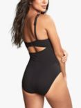 Panache Rita Plunge Swimsuit, Black