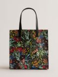 Ted Baker Beikon Painted Meadow Large Icon Bag, Black/Multi