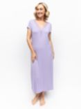 Cyberjammies Lorelei Jersey Long Nightdress, Lilac