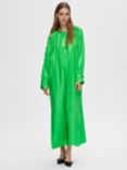 SELECTED FEMME Christel Stripe Shirt Dress, Classic Green
