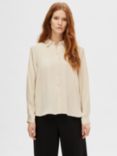 SELECTED FEMME Franzis Long Sleeve Shirt, Birch