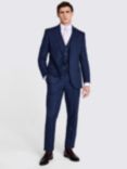 Moss Tailored Fit Flannel Suit Jacket, Blue