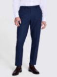Moss Tailored Fit Flannel Trousers, Blue