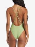 Billabong Tanlines Ribbed Swimsuit, Palm Green
