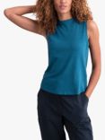 Celtic & Co. Linen & Organic Cotton Blend Tank Top, Deep Icelandic Blue