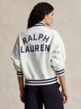 Polo Ralph Lauren Reversible Bomber Jacket, White/Blue