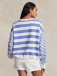 Polo Ralph Lauren Stripe French Terry Sweatshirt, Blue/Multi
