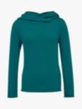 Celtic & Co. Collared Slouch Jumper, Sea Green