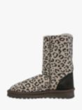 Celtic & Co. Original Celt Leopard Print Sheepskin Boots, Multi