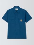Carhartt WIP Short Sleeve Master Shirt, Blue