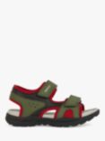 Geox Kids' Vaniett Sandals, Military/Red