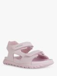 Geox Kids' Fusbetto Water Resistant Sandals, Pink