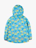 Frugi Kids' Rain Or Shine Echinacea Print Waterproof Jacket, Multi