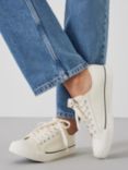 HUSH Finley Frayed Canvas Trainers