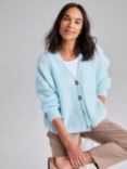 Cape Cove Sirena Alpaca Mohair Blend Cardigan, Ice Blue