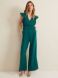 Phase Eight Kallie Belted Jumpsuit, Green