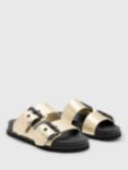 AllSaints Sian Leather Footbed Sandals