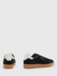 AllSaints Thelma Suede Trainers, Black/White