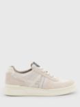 AllSaints Vix Low Top Leather and Suede Trainers, Pale Rose Pink