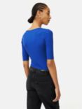 Jigsaw Scoop Neck Ribbed Top