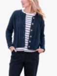 Celtic & Co. Linen Blend Cardigan, Dark Navy