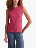 Celtic & Co. Linen Cotton Tank Top, Raspberry