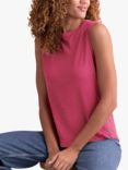 Celtic & Co. Linen Cotton Tank Top, Raspberry