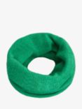 Brora Cashmere Gauzy Snood, Malachite