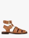 Sam Edelman Dawn Leather Gladiator Sandals, Saddle