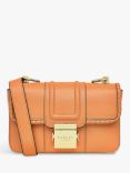 Radley Hanley Close Mini Leather Cross Body Bag, Apricot