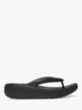 FitFlop Recovery Toe Post Flatform Sandals, Black
