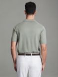 Reiss Duchie Short Sleeve Polo, Pistachio