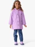 Hatley Kids' Splash Hooded Jacket, Sheer Lilac