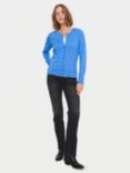 Saint Tropez Mila Round Neck Cardigan, Ultramarine