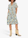 Saint Tropez Eda Short Sleeve Dress, Pastel Turquoise