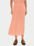 Saint Tropez Tessa Abstract Print Midi Skirt, Orange/Multi