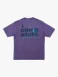Gramicci I Climb Stuff Organic Cotton T-Shirt, Purple Pigment
