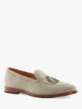Dune Sandders Leather Tassel Loafers, Taupe