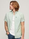 Superdry Oxford Short Sleeve Shirt, Light Green